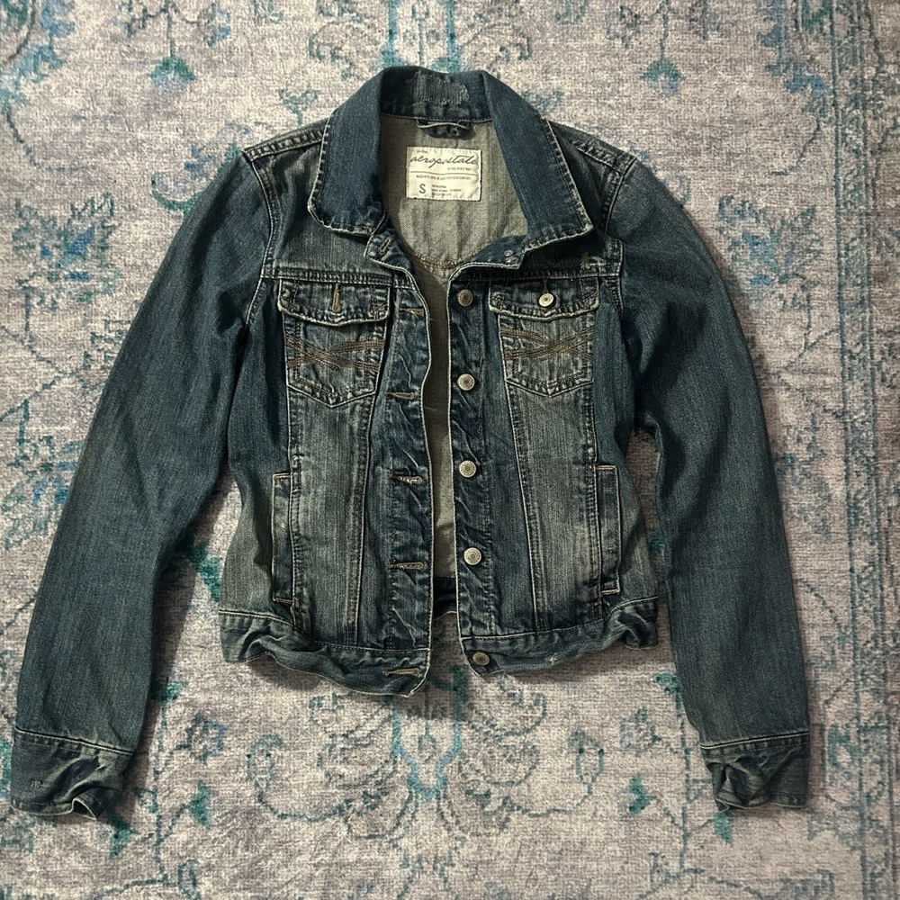 Y2K Aeropostale Blue Denim Jacket